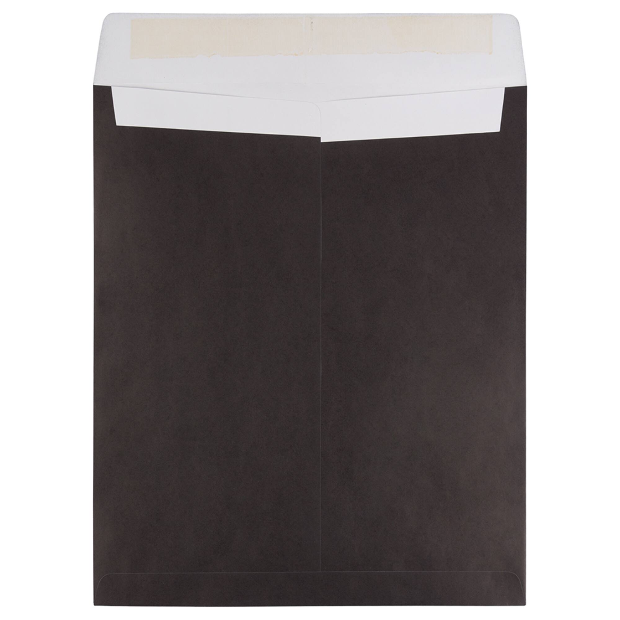 JAM Paper 15" x 18" Smooth Black Open End Catalog Envelopes, 125ct.